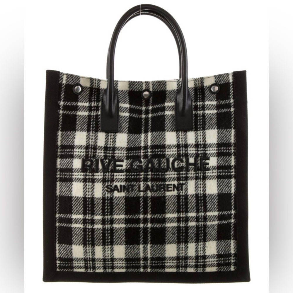 Saint Laurent, Rive Gauche wool tote, like new